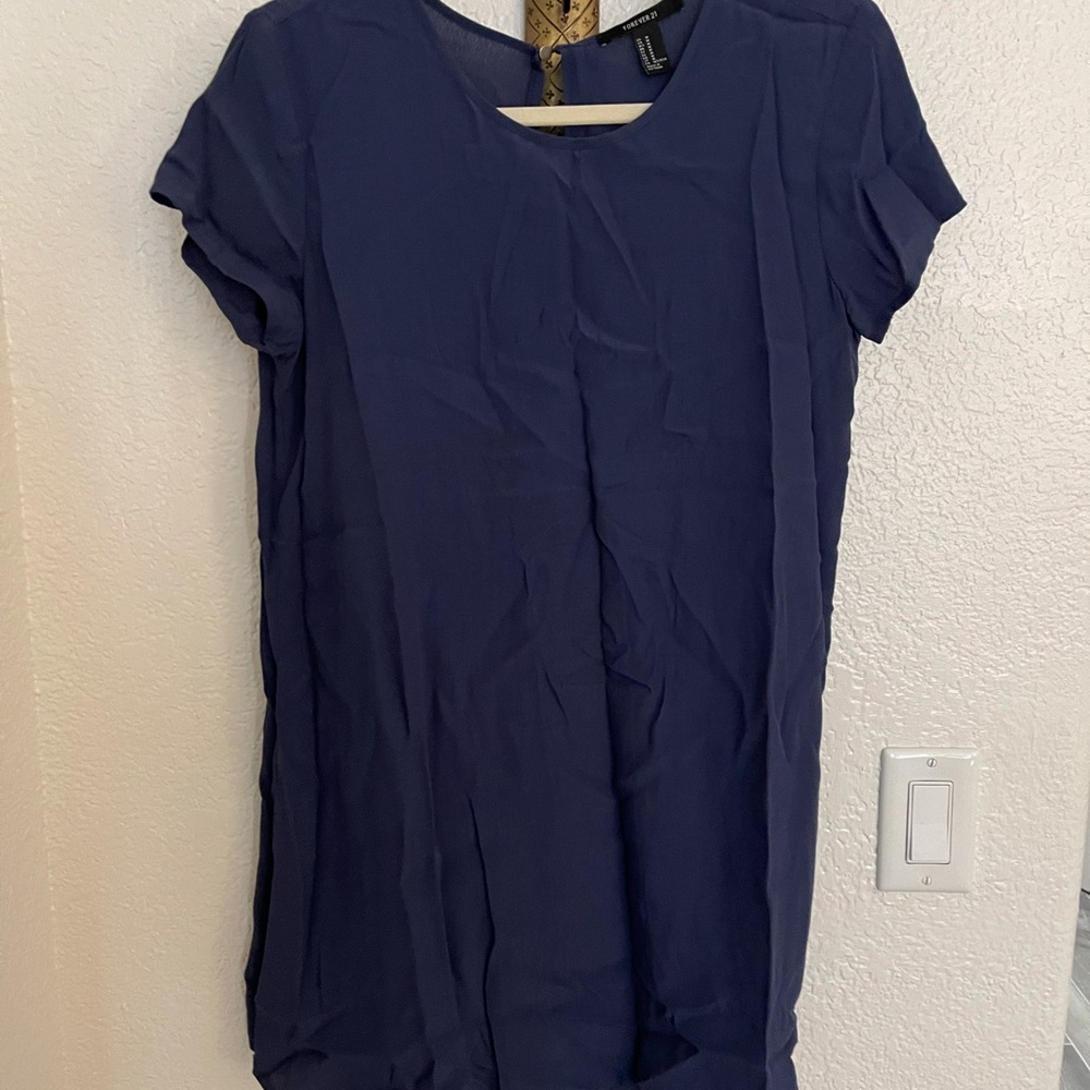 Forever 21 blue mini dress